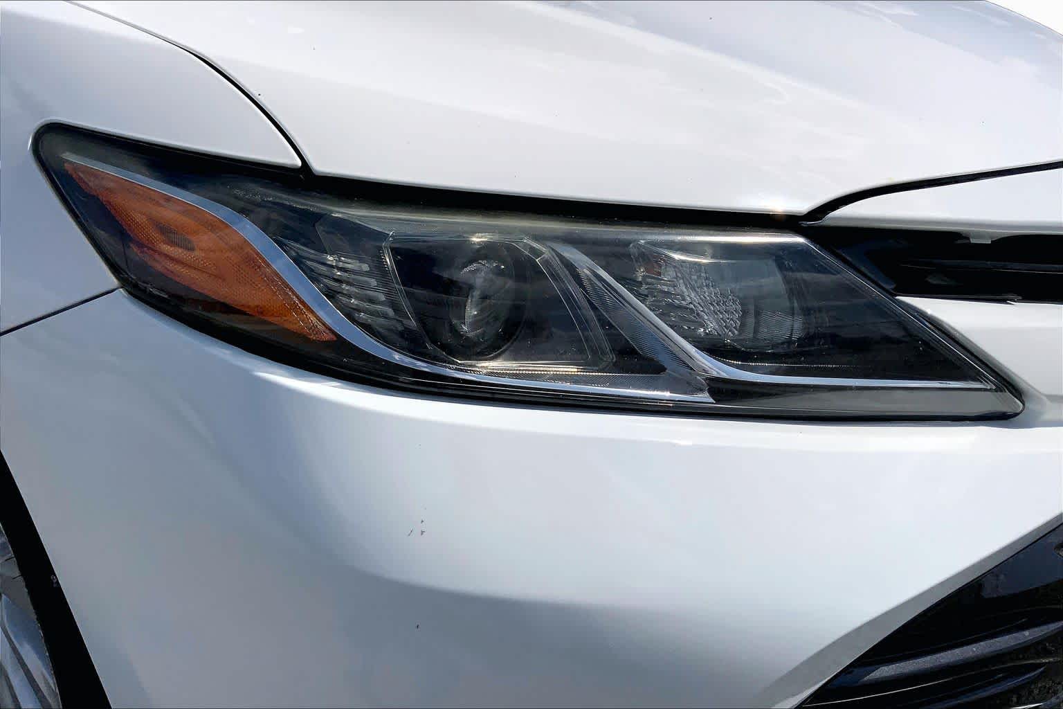 2018 Toyota Camry LE Super White at Tomball Chrysler Dodge Jeep Ram