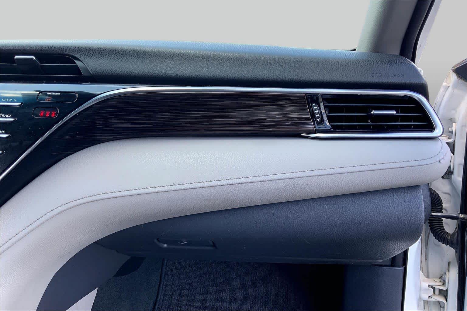 2018 Toyota Camry LE Super White at Tomball Chrysler Dodge Jeep Ram
