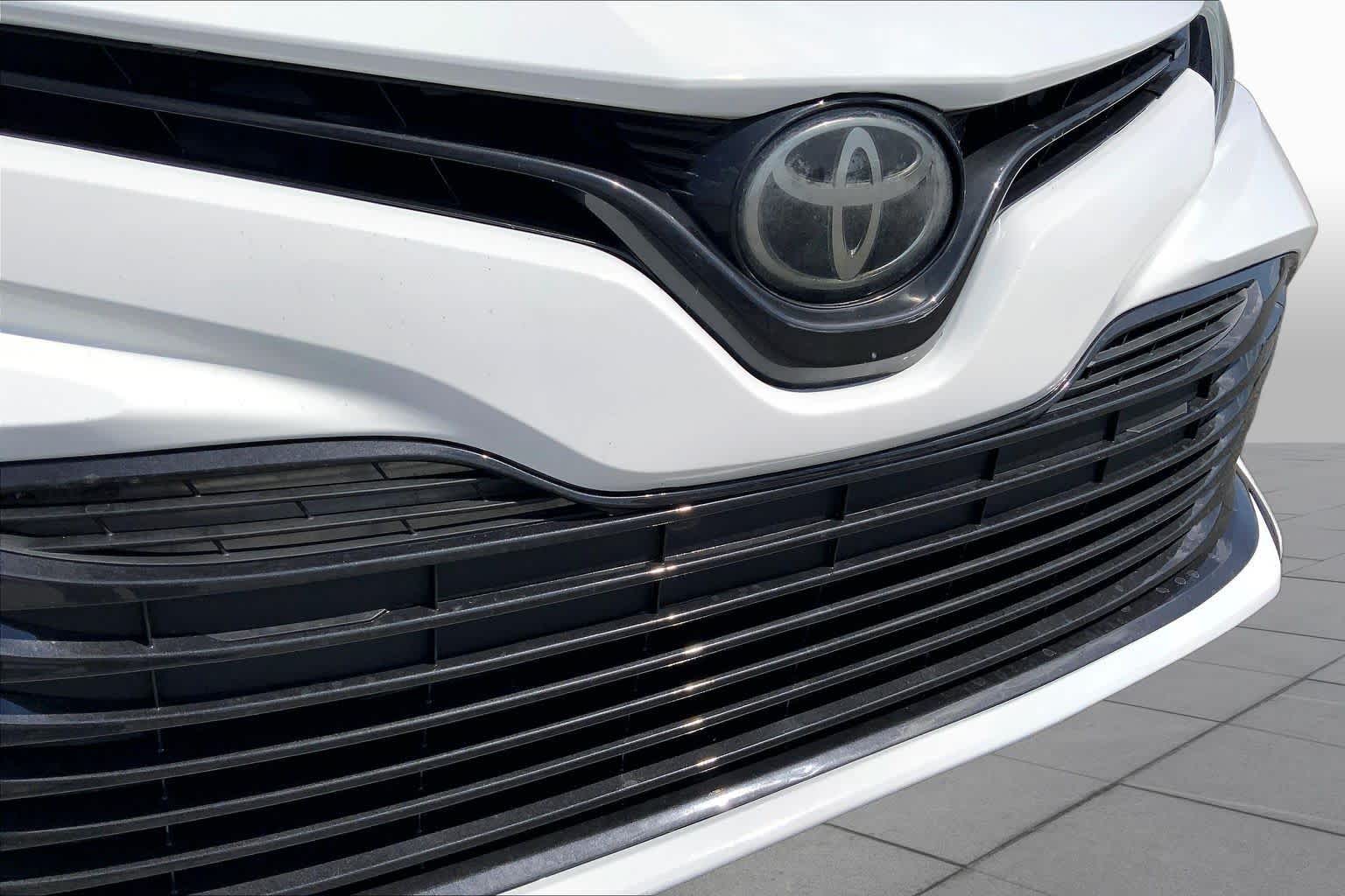 2018 Toyota Camry LE Super White at Tomball Chrysler Dodge Jeep Ram