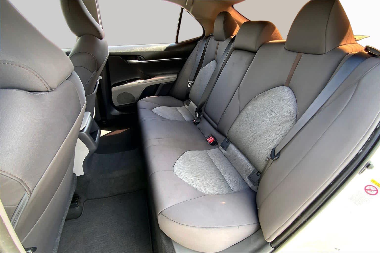 2018 Toyota Camry LE Super White at Tomball Chrysler Dodge Jeep Ram