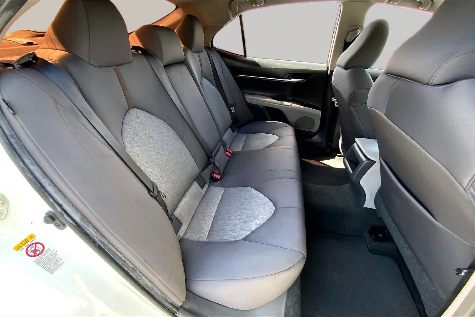 2018 Toyota Camry LE Super White at Tomball Chrysler Dodge Jeep Ram
