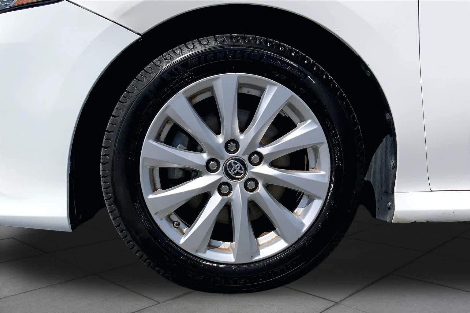2018 Toyota Camry LE Super White at Tomball Chrysler Dodge Jeep Ram