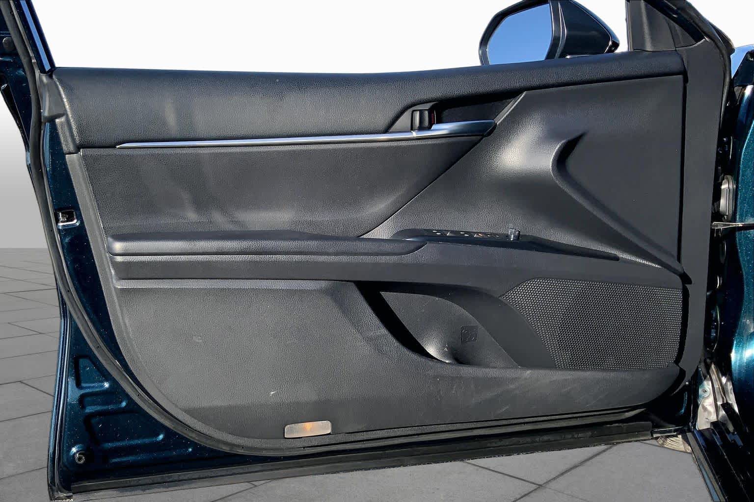 2018 Toyota Camry SE Galactic Aqua Mica at AutoNation Toyota Gulf Fwy