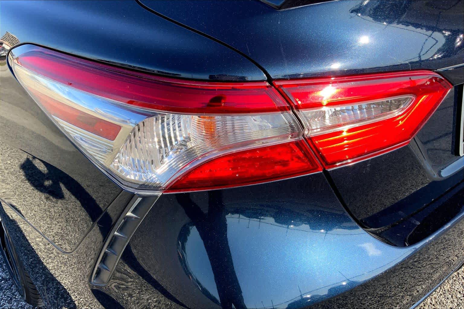 2018 Toyota Camry SE Galactic Aqua Mica at AutoNation Toyota Gulf Fwy