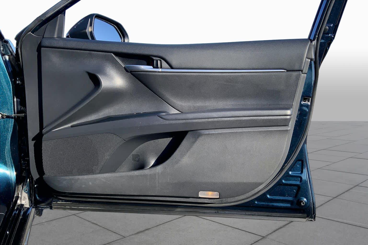 2018 Toyota Camry SE Galactic Aqua Mica at AutoNation Toyota Gulf Fwy
