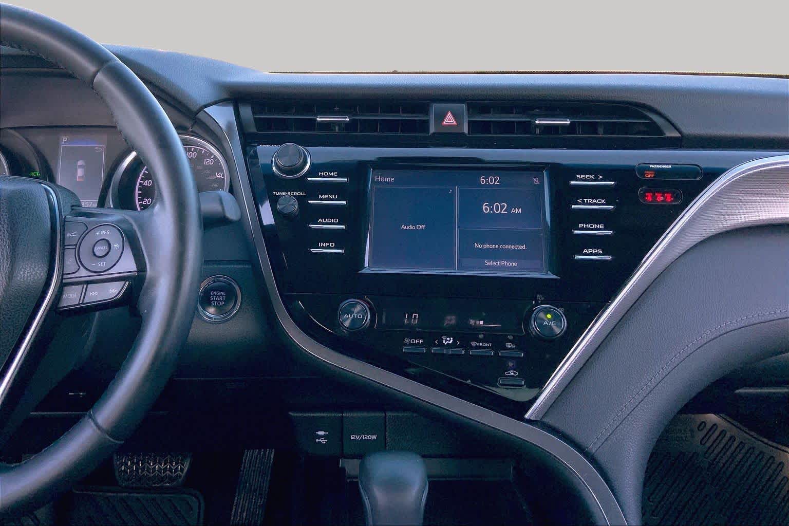 2018 Toyota Camry SE Galactic Aqua Mica at AutoNation Toyota Gulf Fwy