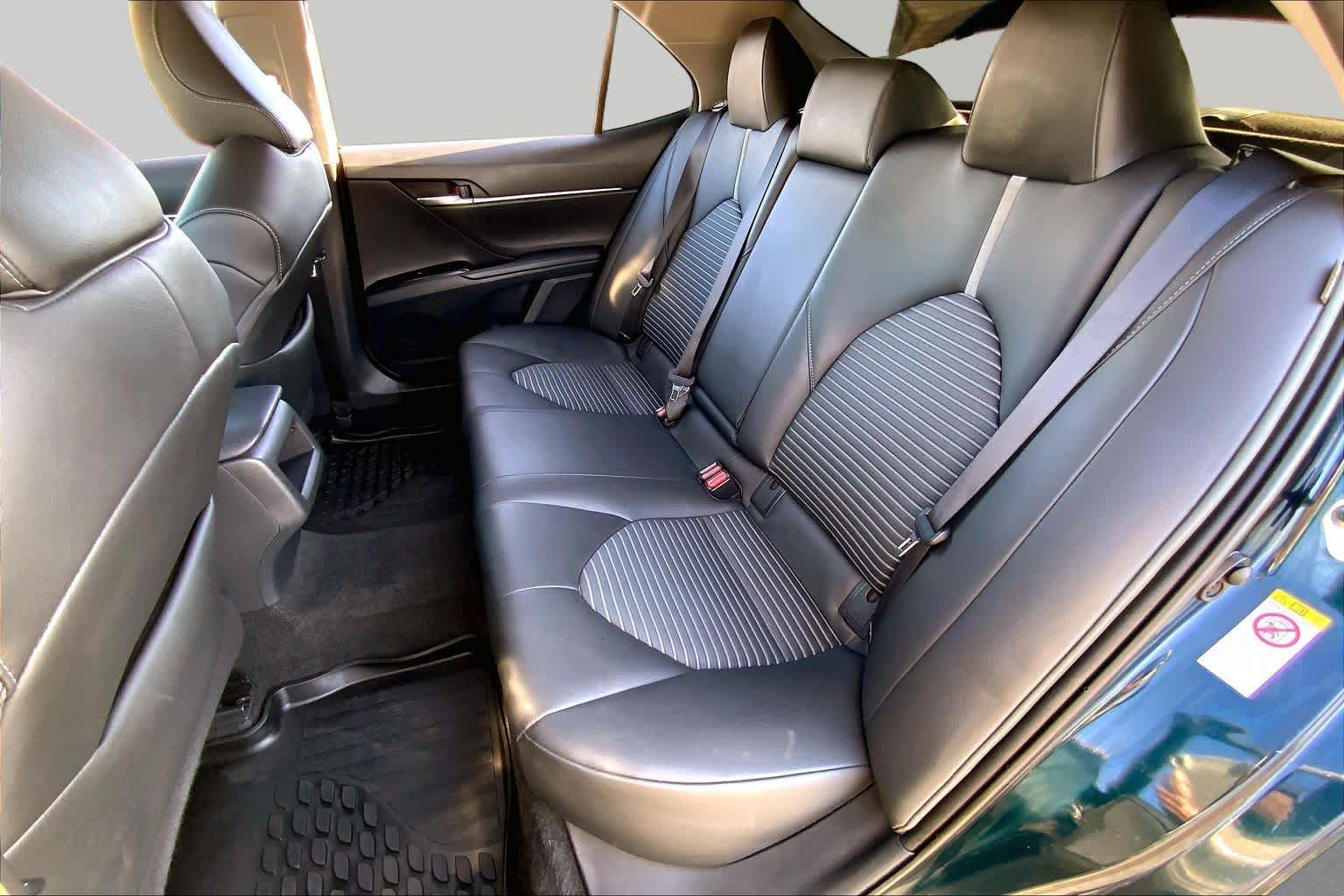 2018 Toyota Camry SE Galactic Aqua Mica at AutoNation Toyota Gulf Fwy