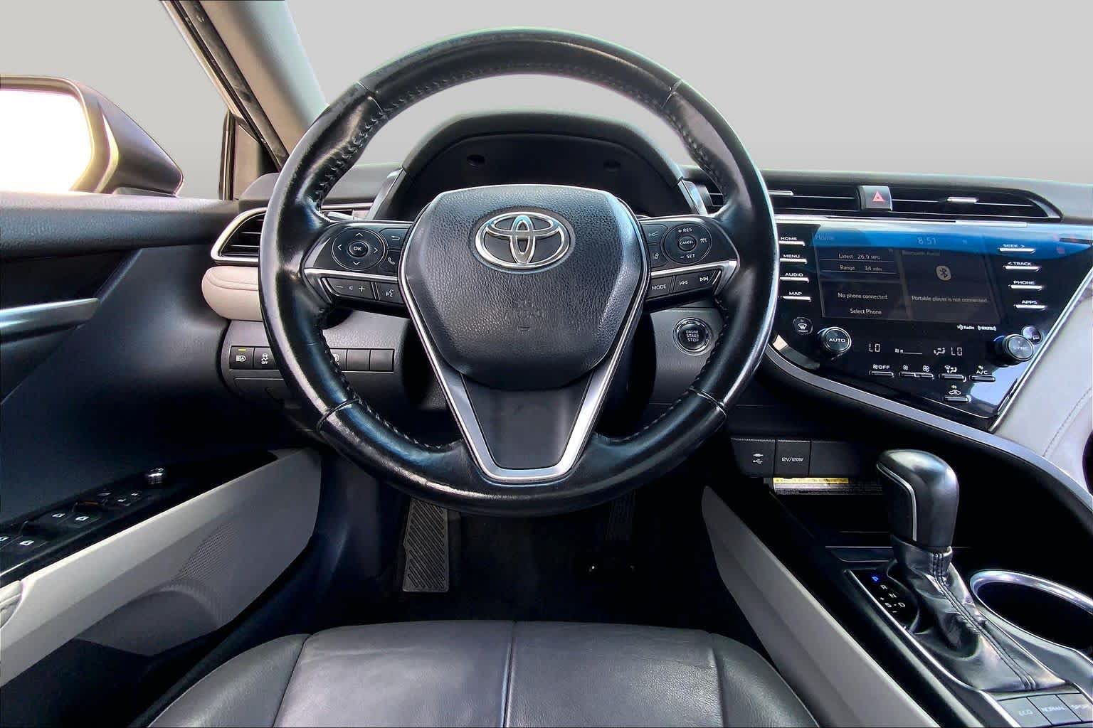 2019 Toyota Camry XLE Predawn Gray Mica at Lone Star Chevrolet