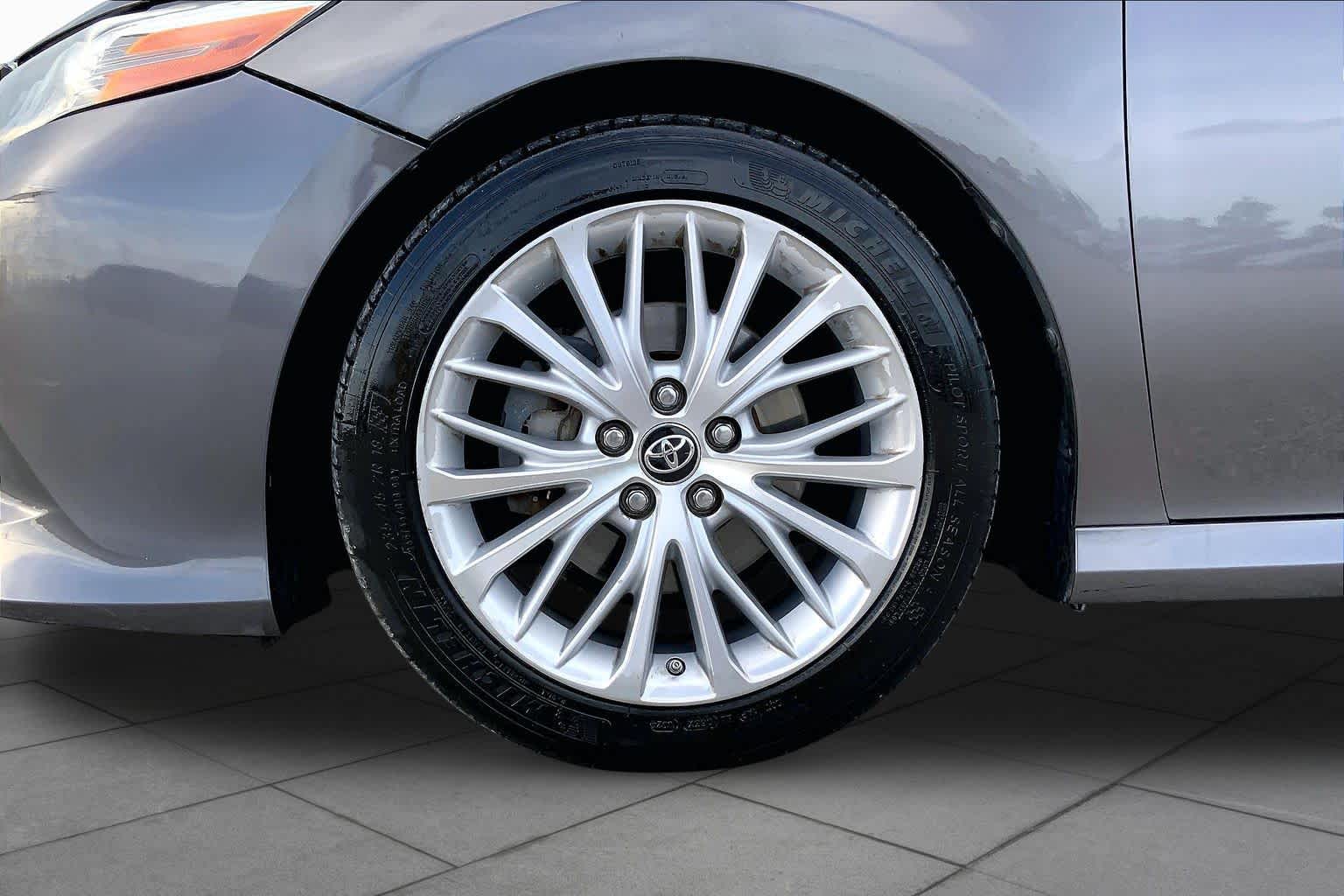 2019 Toyota Camry XLE Predawn Gray Mica at Lone Star Chevrolet