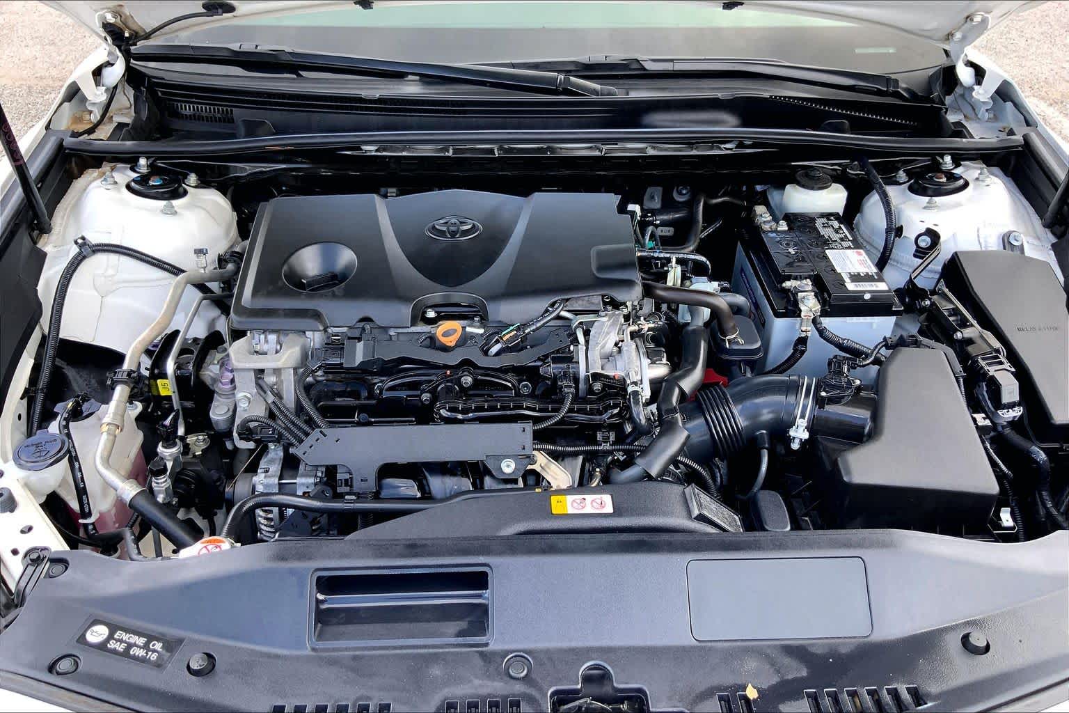 2019 Toyota Camry SE Super White at Beck & Masten Kia