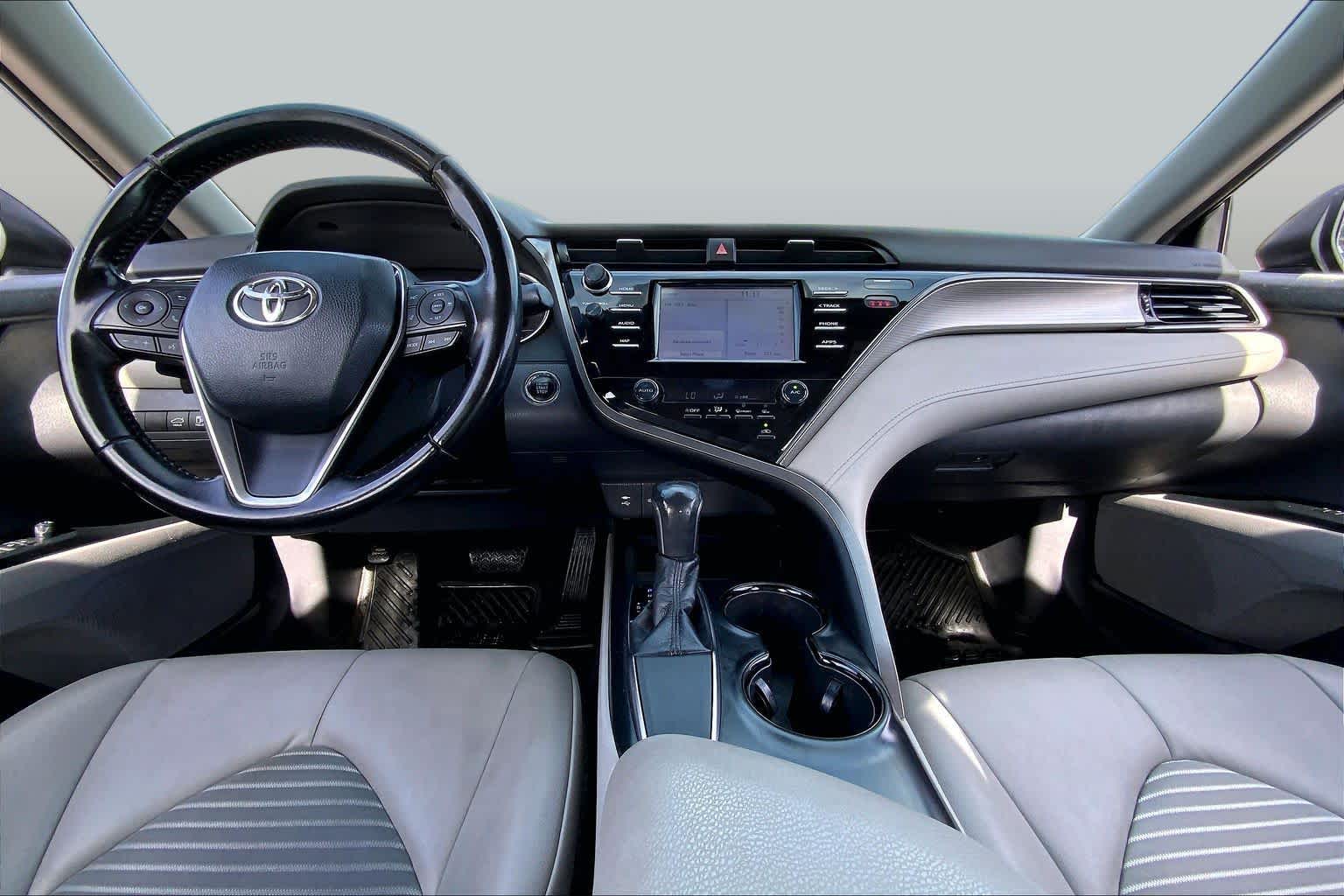 2019 Toyota Camry SE Midnight Black Metallic at Auto Boutique Texas