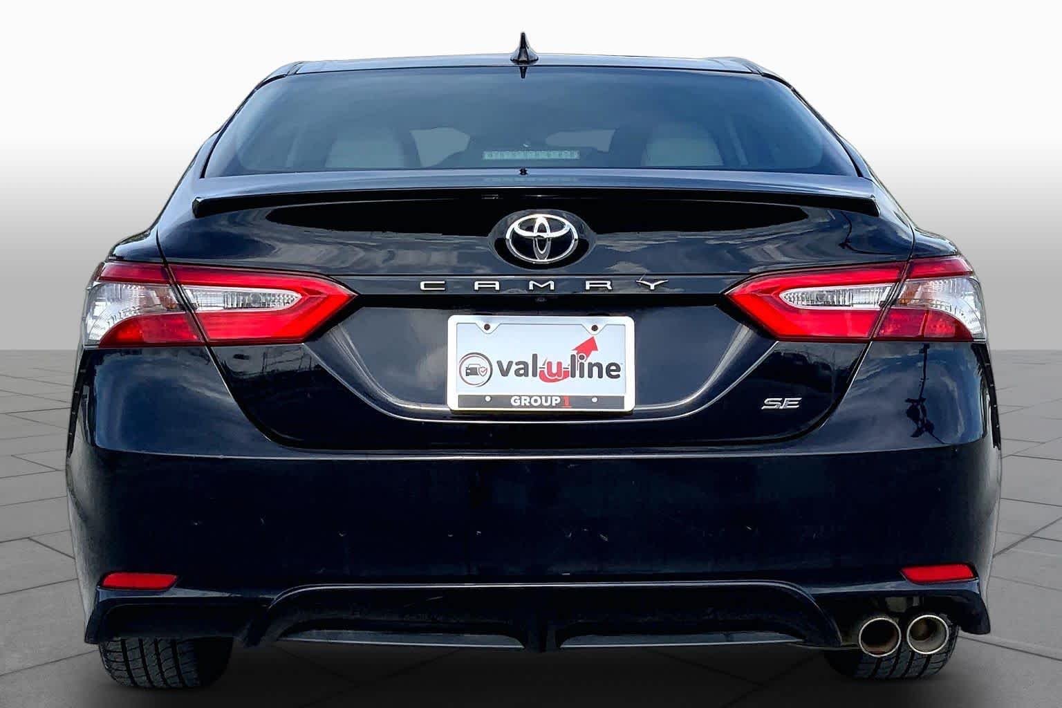 2019 Toyota Camry SE Midnight Black Metallic at Auto Boutique Texas