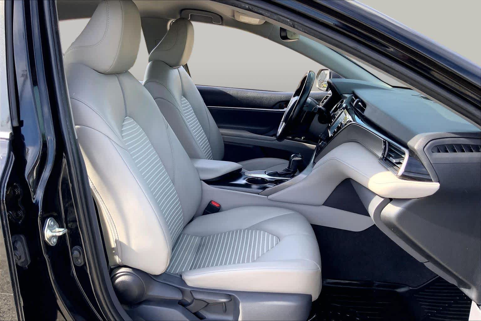 2019 Toyota Camry SE Midnight Black Metallic at Auto Boutique Texas