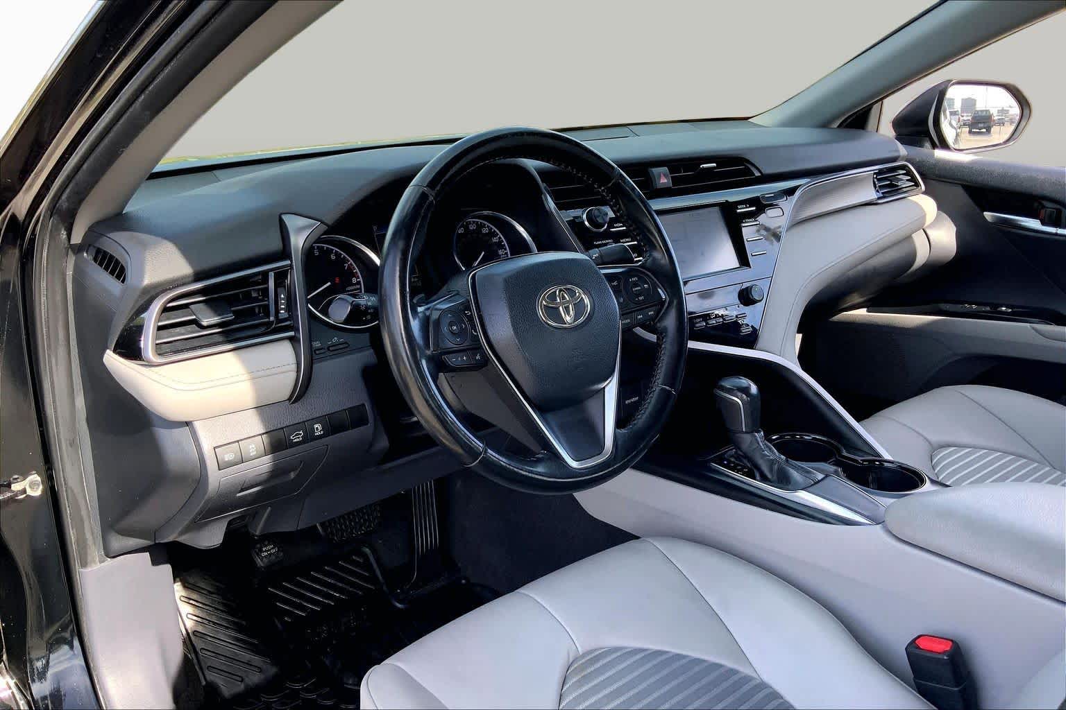 2019 Toyota Camry SE Midnight Black Metallic at Auto Boutique Texas