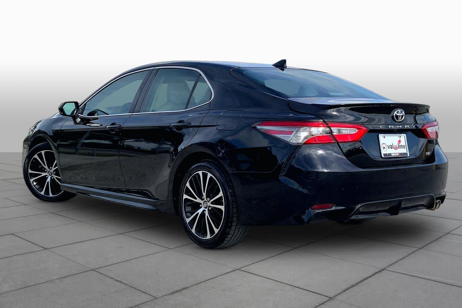 2019 Toyota Camry SE Midnight Black Metallic at Auto Boutique Texas