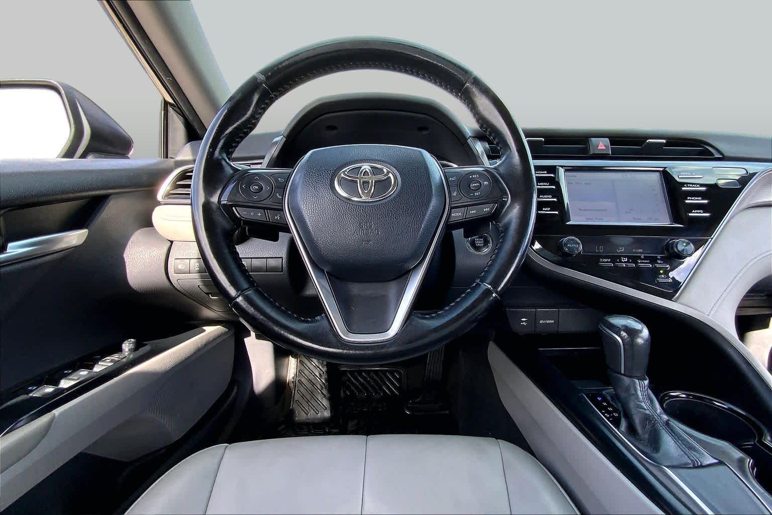 2019 Toyota Camry SE Midnight Black Metallic at Auto Boutique Texas