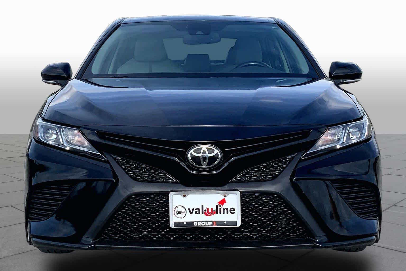 2019 Toyota Camry SE Midnight Black Metallic at Auto Boutique Texas