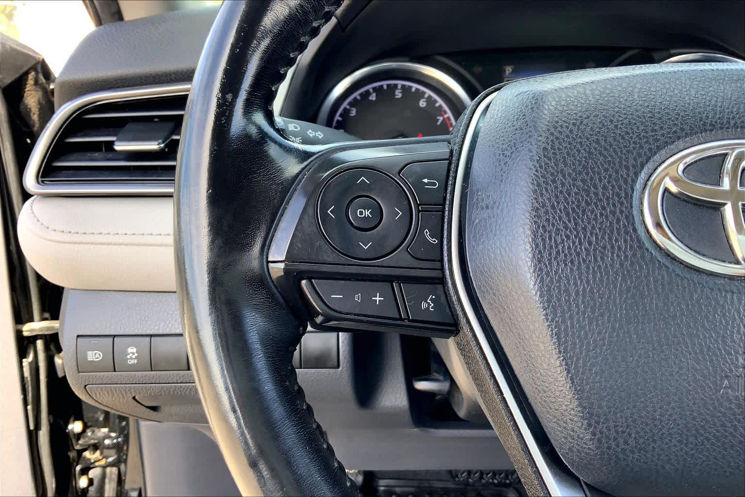 2019 Toyota Camry SE Midnight Black Metallic at Group 1 Toyota Southwest