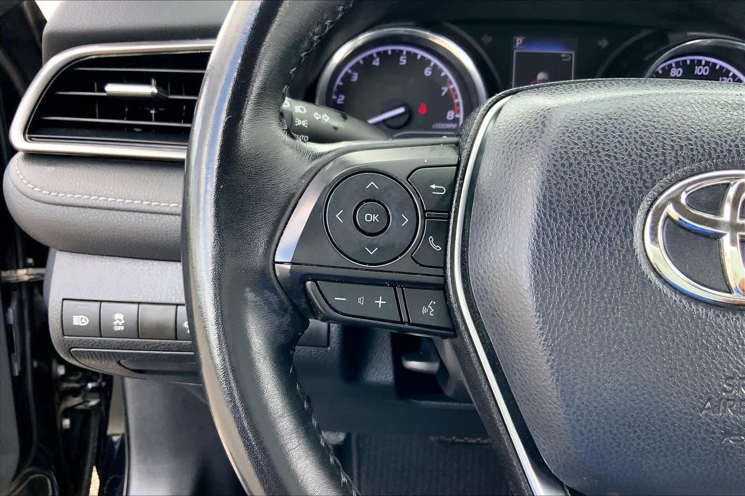 2019 Toyota Camry SE Midnight Black Metallic at Group 1 Toyota Southwest