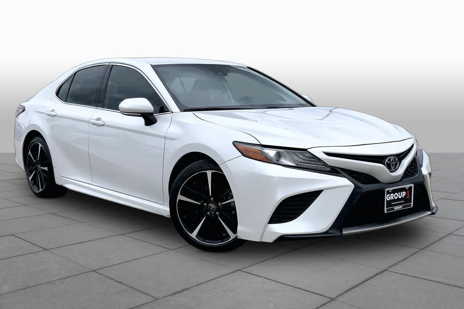 2019 Toyota Camry XSE Wind Chill Pearl at Group 1 Toyota Southwest