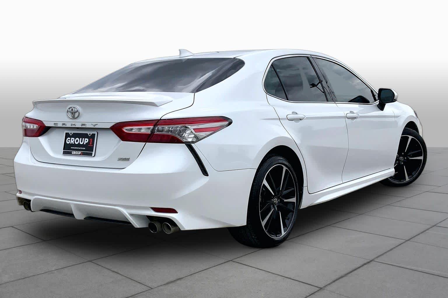 2019 Toyota Camry XSE Wind Chill Pearl at Group 1 Toyota Southwest