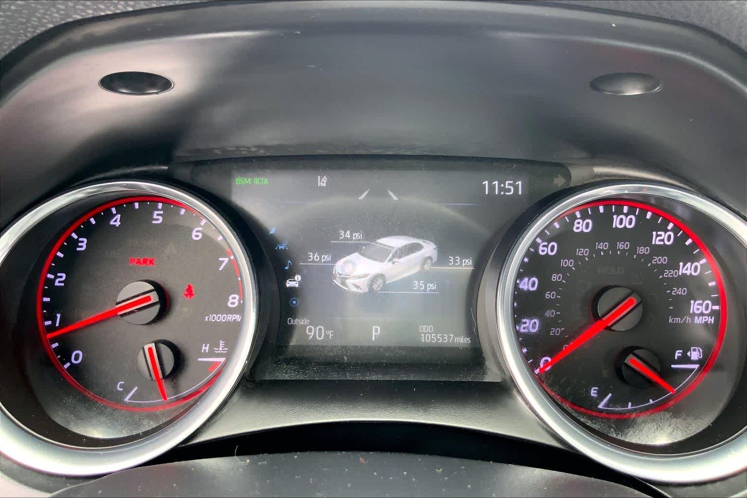2019 Toyota Camry XSE Wind Chill Pearl at Group 1 Toyota Southwest