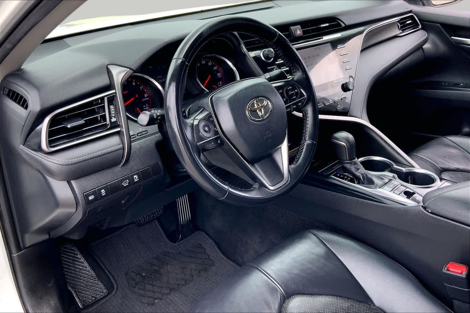 2019 Toyota Camry XSE Wind Chill Pearl at Group 1 Toyota Southwest