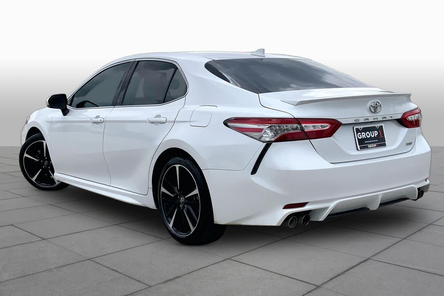 2019 Toyota Camry XSE Wind Chill Pearl at Group 1 Toyota Southwest