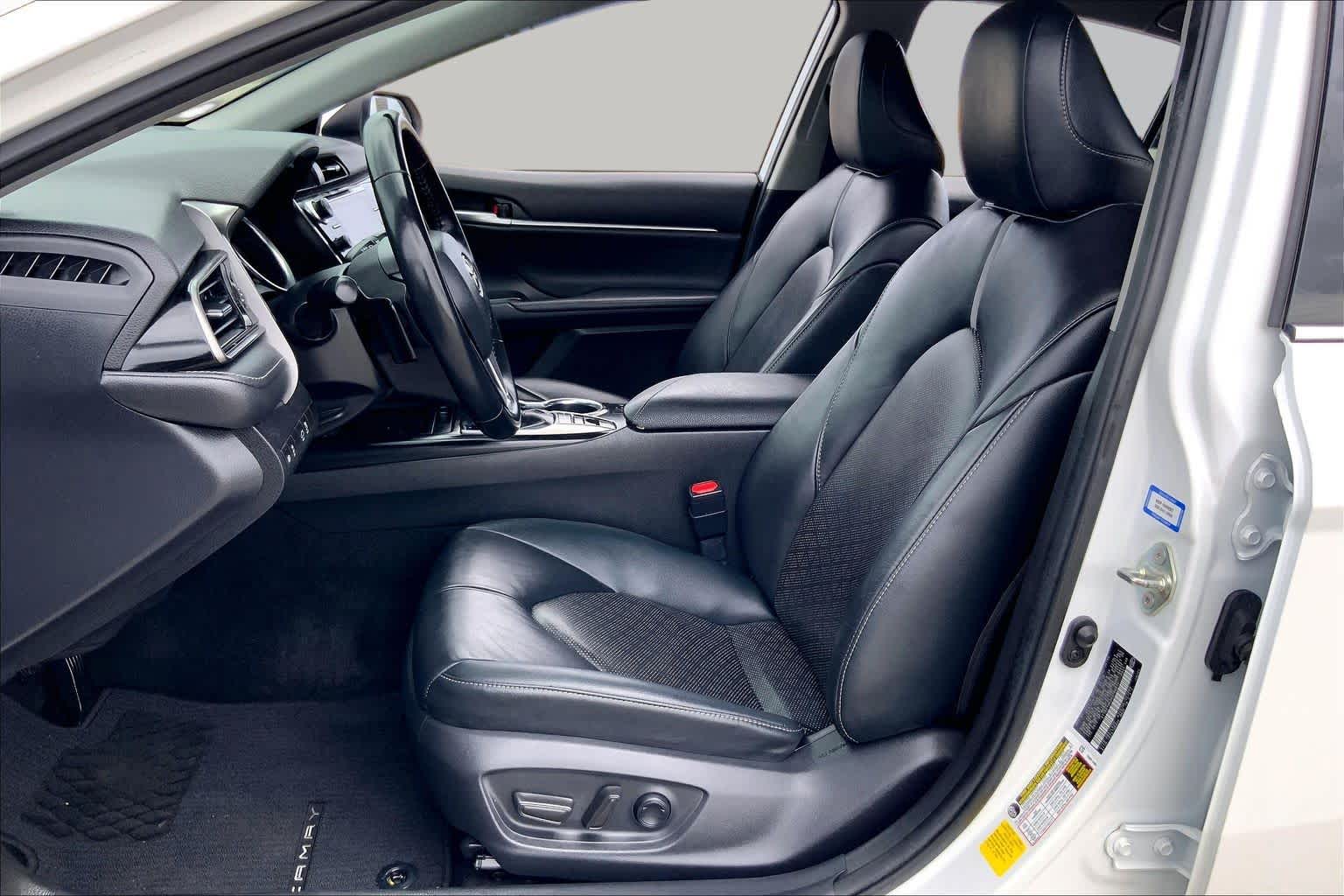 2019 Toyota Camry XSE Wind Chill Pearl at Group 1 Toyota Southwest