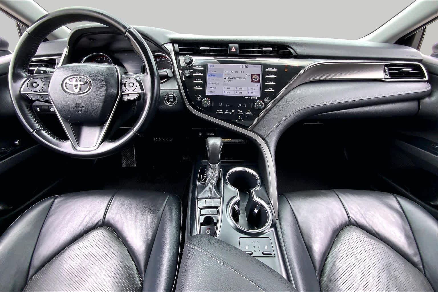 2019 Toyota Camry XSE Wind Chill Pearl at Group 1 Toyota Southwest