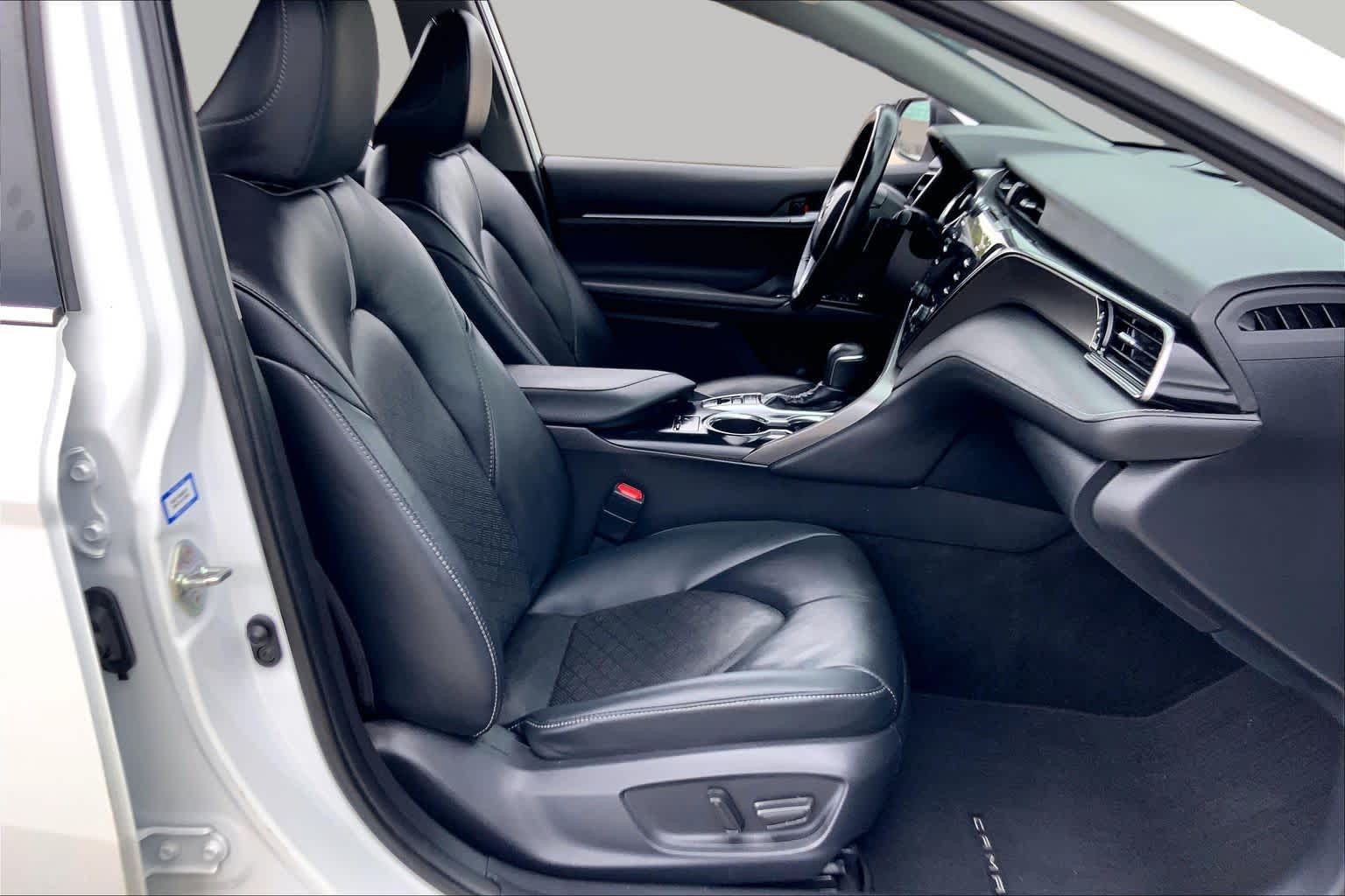 2019 Toyota Camry XSE Wind Chill Pearl at Group 1 Toyota Southwest