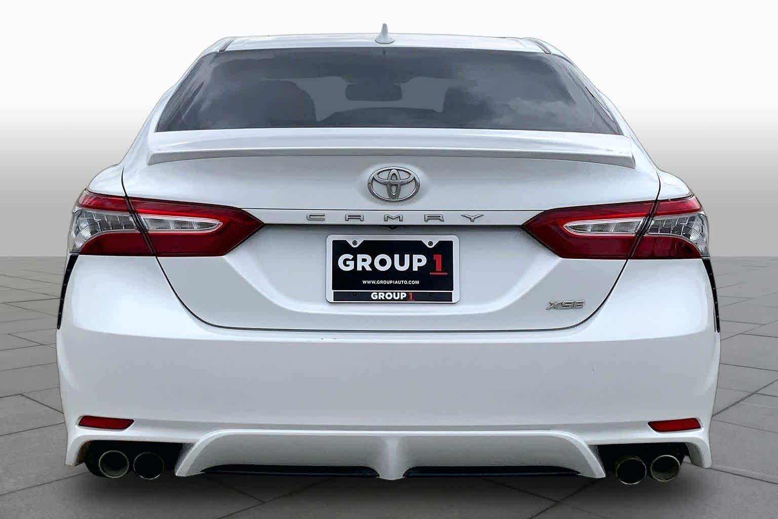 2019 Toyota Camry XSE Wind Chill Pearl at Group 1 Toyota Southwest