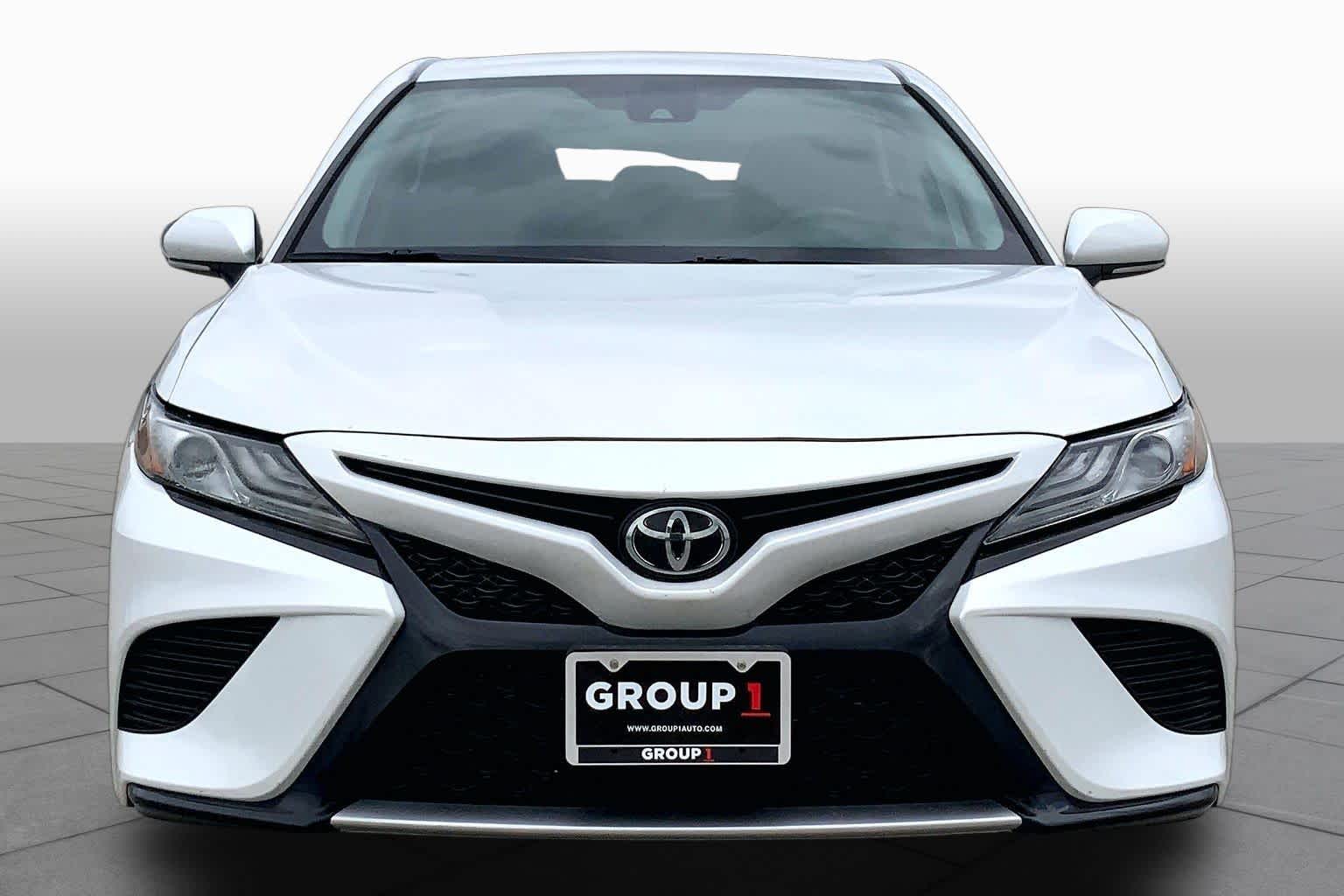 2019 Toyota Camry XSE Wind Chill Pearl at Group 1 Toyota Southwest