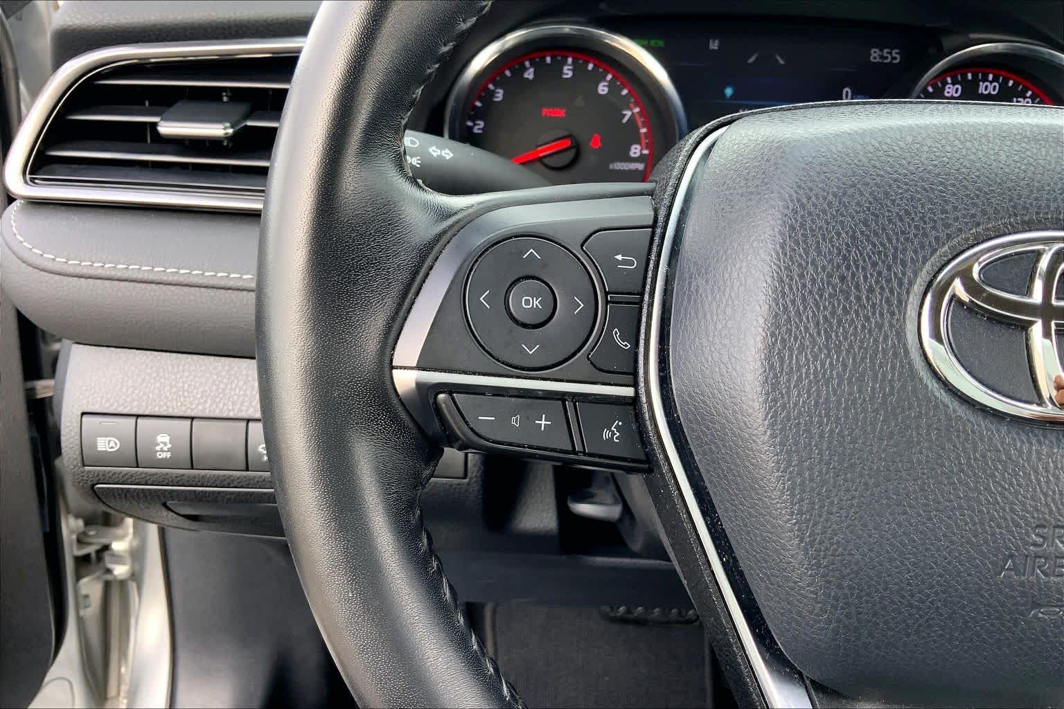 2019 Toyota Camry XSE Celestial Silver/Midnight Black Metallic at AutoNation USA Katy