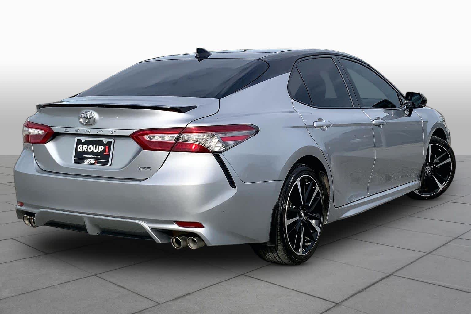 2019 Toyota Camry XSE Celestial Silver/Midnight Black Metallic at AutoNation USA Katy
