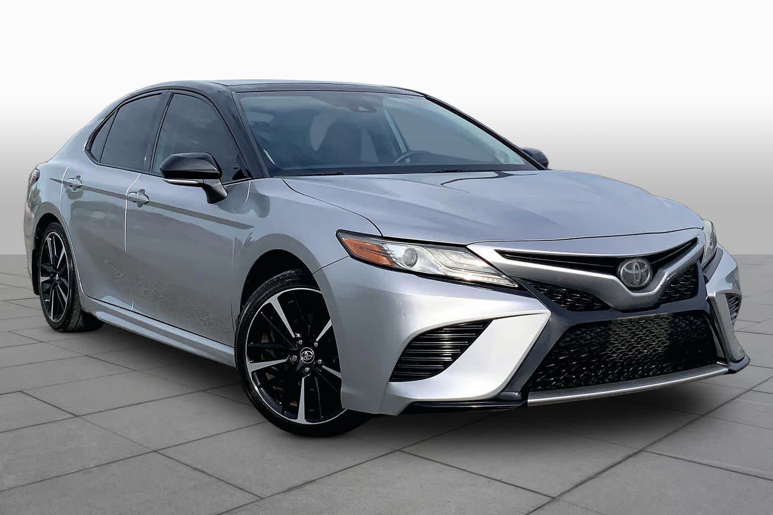 2019 Toyota Camry XSE Celestial Silver/Midnight Black Metallic at AutoNation USA Katy