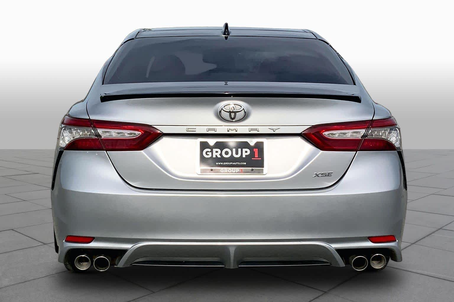 2019 Toyota Camry XSE Celestial Silver/Midnight Black Metallic at AutoNation USA Katy