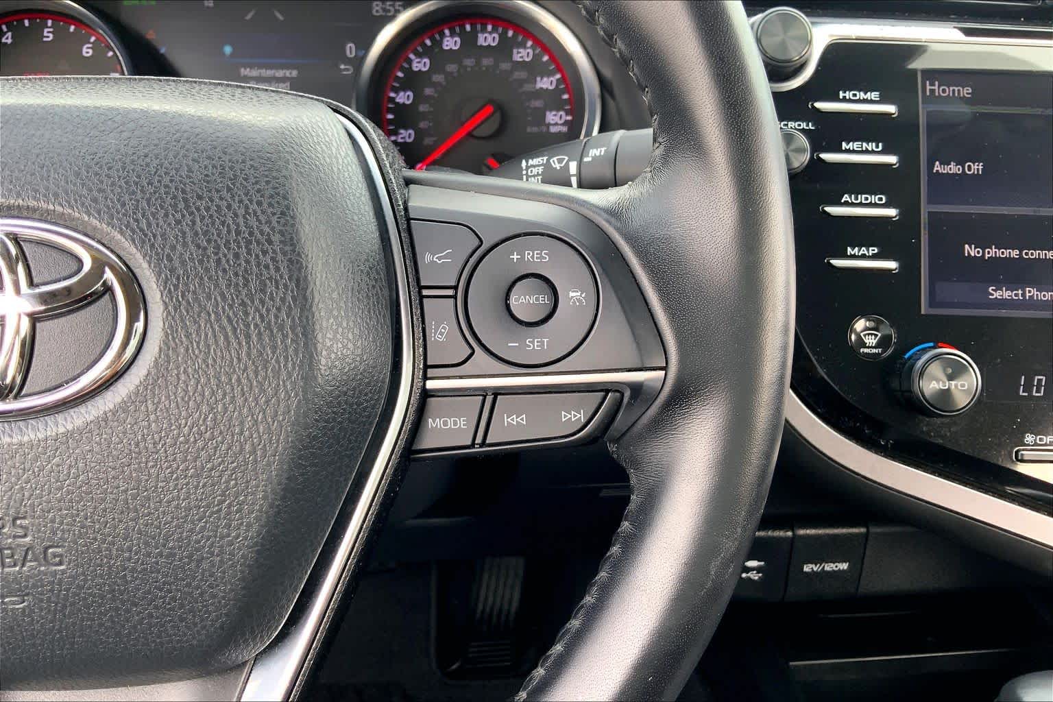 2019 Toyota Camry XSE Celestial Silver/Midnight Black Metallic at AutoNation USA Katy