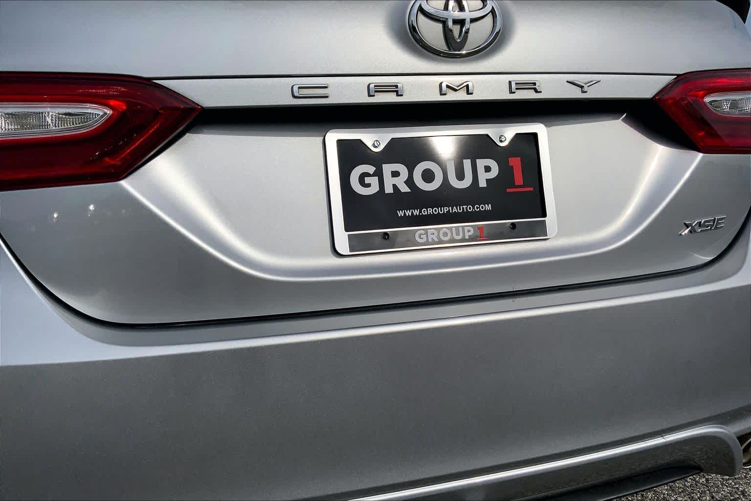 2019 Toyota Camry XSE Celestial Silver/Midnight Black Metallic at AutoNation USA Katy