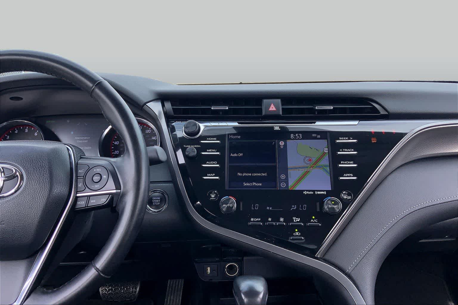 2019 Toyota Camry XSE Celestial Silver/Midnight Black Metallic at AutoNation USA Katy