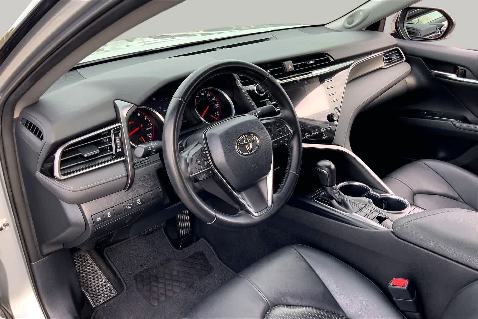2019 Toyota Camry XSE Celestial Silver/Midnight Black Metallic at AutoNation USA Katy