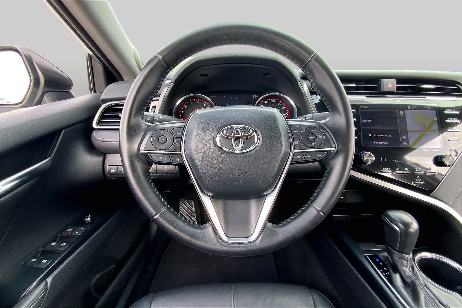 2019 Toyota Camry XSE Celestial Silver/Midnight Black Metallic at AutoNation USA Katy
