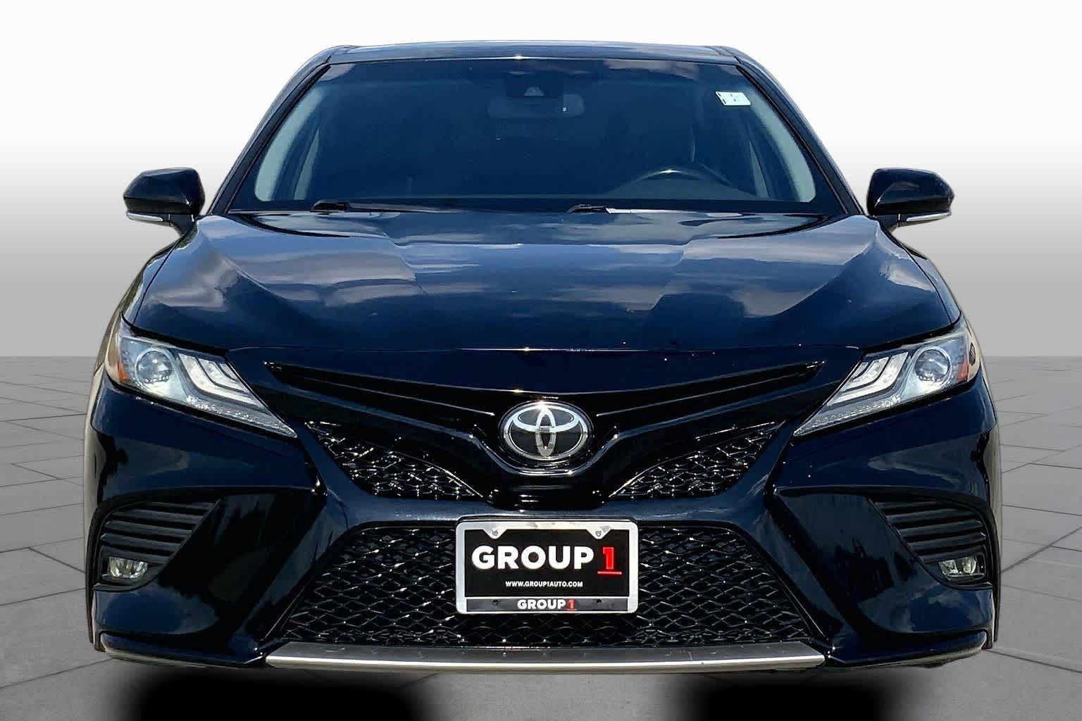 2019 Toyota Camry XSE Midnight Black Metallic at Group 1 Toyota Southwest