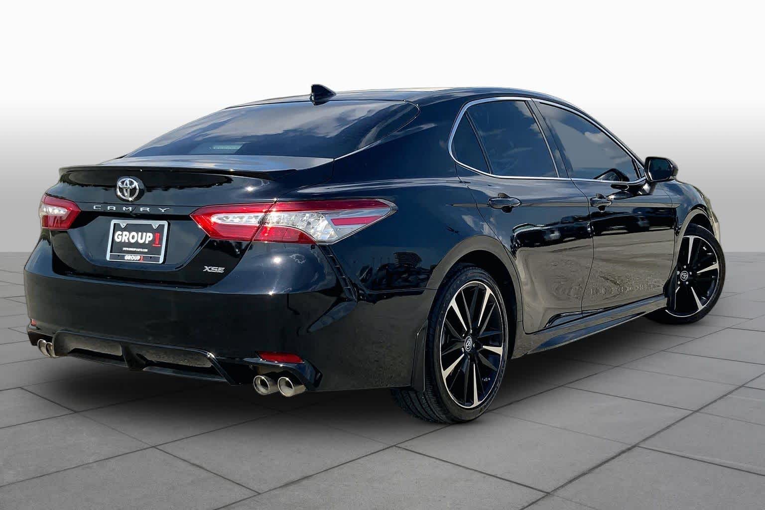 2019 Toyota Camry XSE Midnight Black Metallic at Group 1 Toyota Southwest