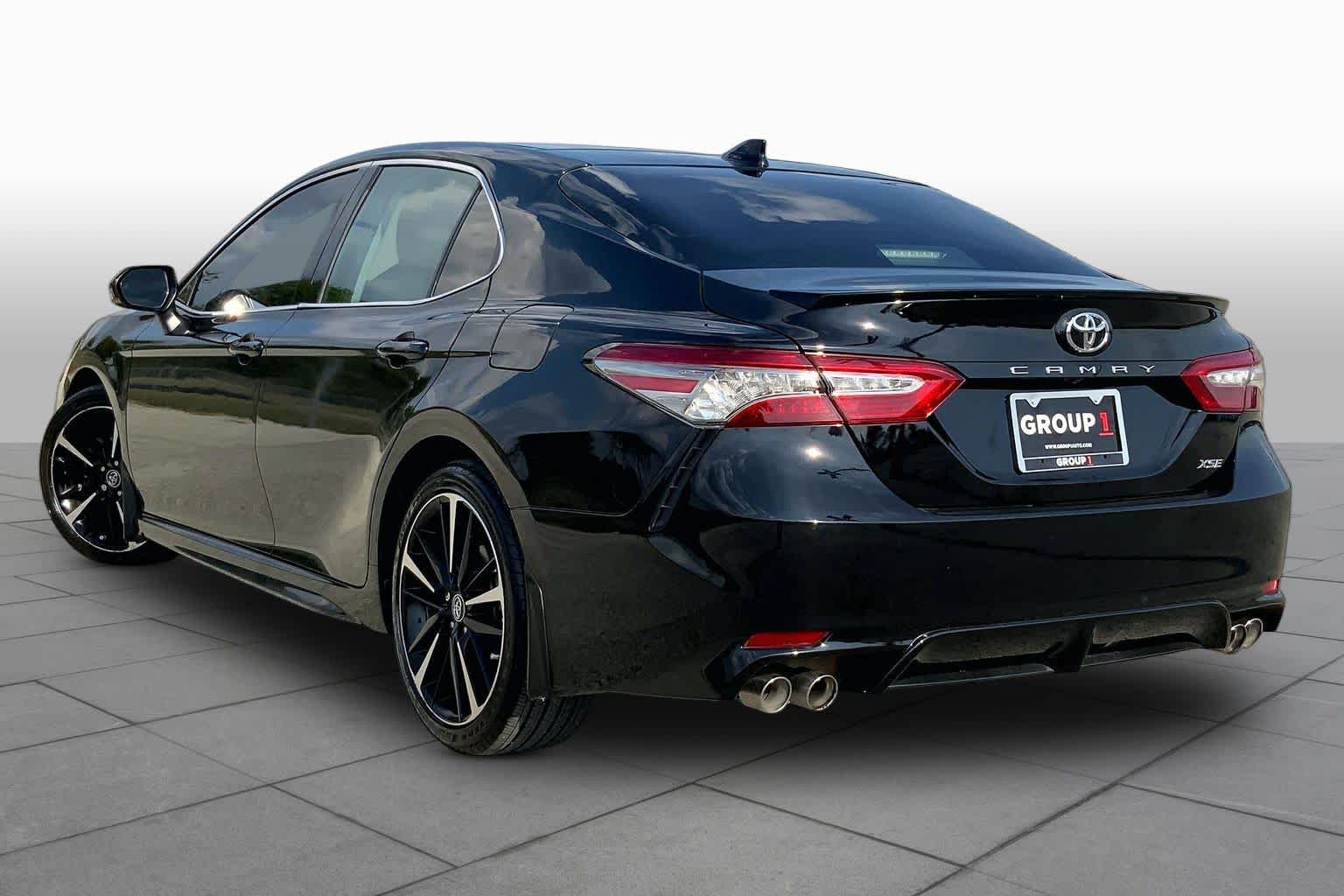 2019 Toyota Camry XSE Midnight Black Metallic at Group 1 Toyota Southwest