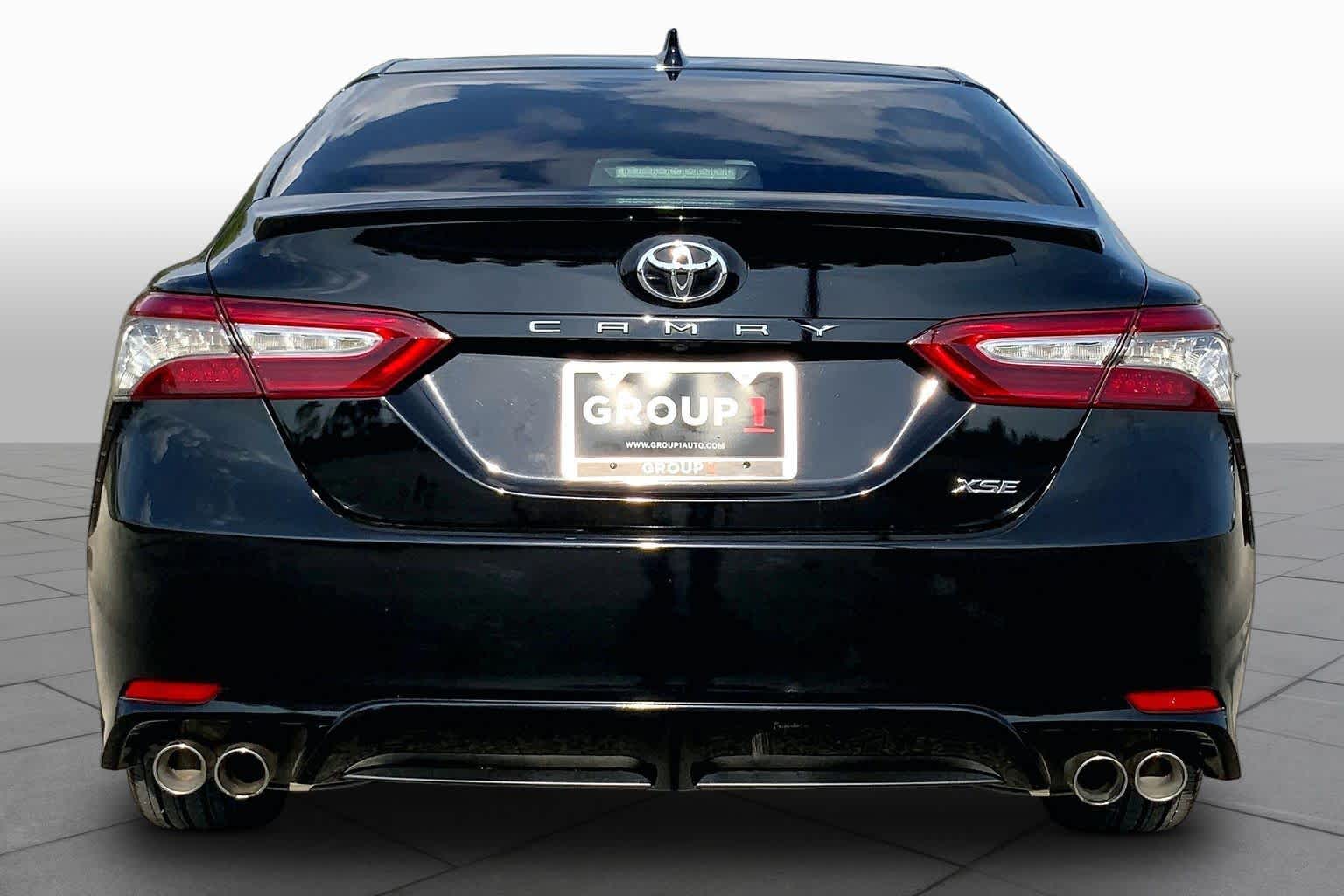 2019 Toyota Camry XSE Midnight Black Metallic at Group 1 Toyota Southwest