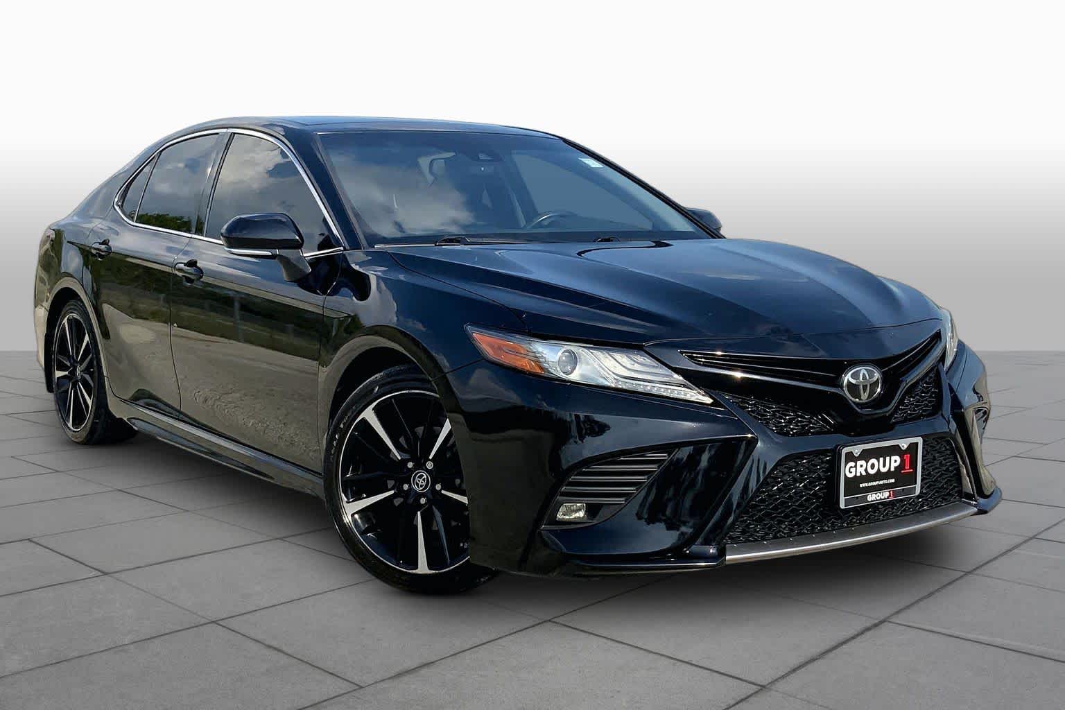 2019 Toyota Camry XSE Midnight Black Metallic at Group 1 Toyota Southwest
