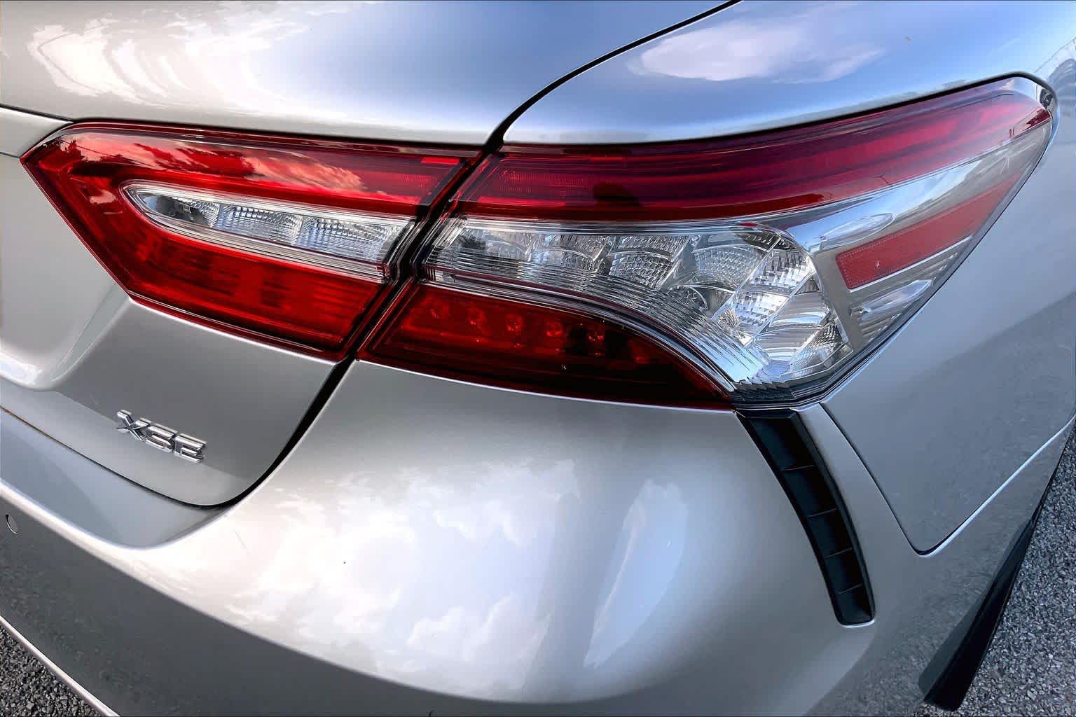 2018 Toyota Camry XSE Celestial Silver Metallic at Tomball Chrysler Dodge Jeep Ram