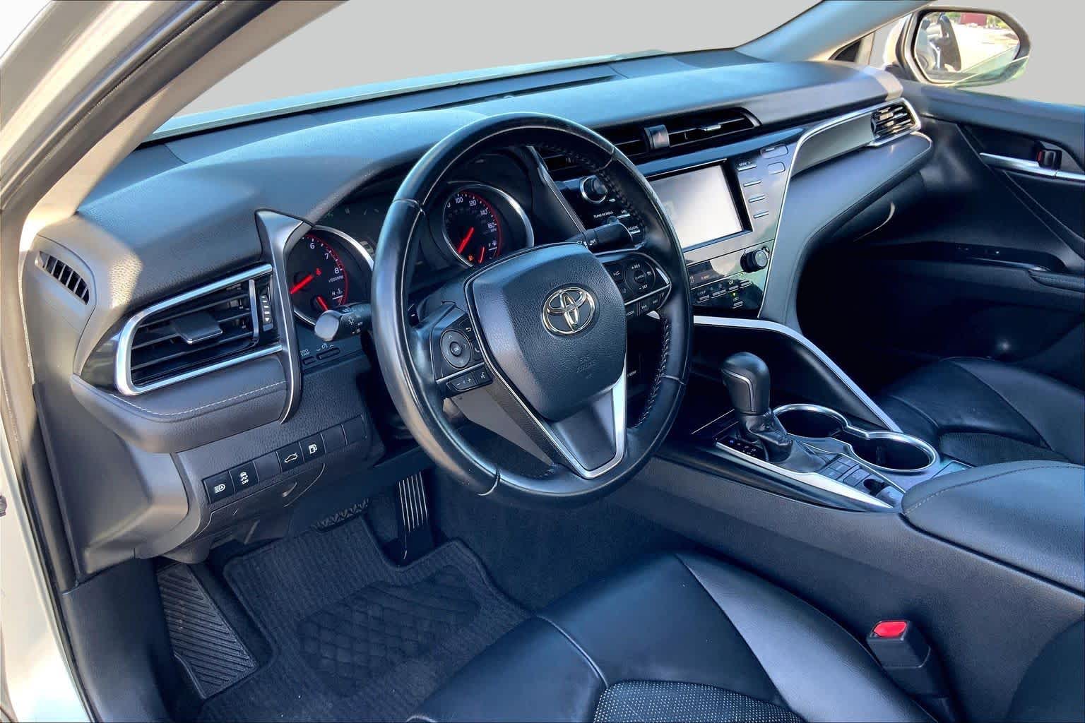 2018 Toyota Camry XSE Celestial Silver Metallic at Tomball Chrysler Dodge Jeep Ram