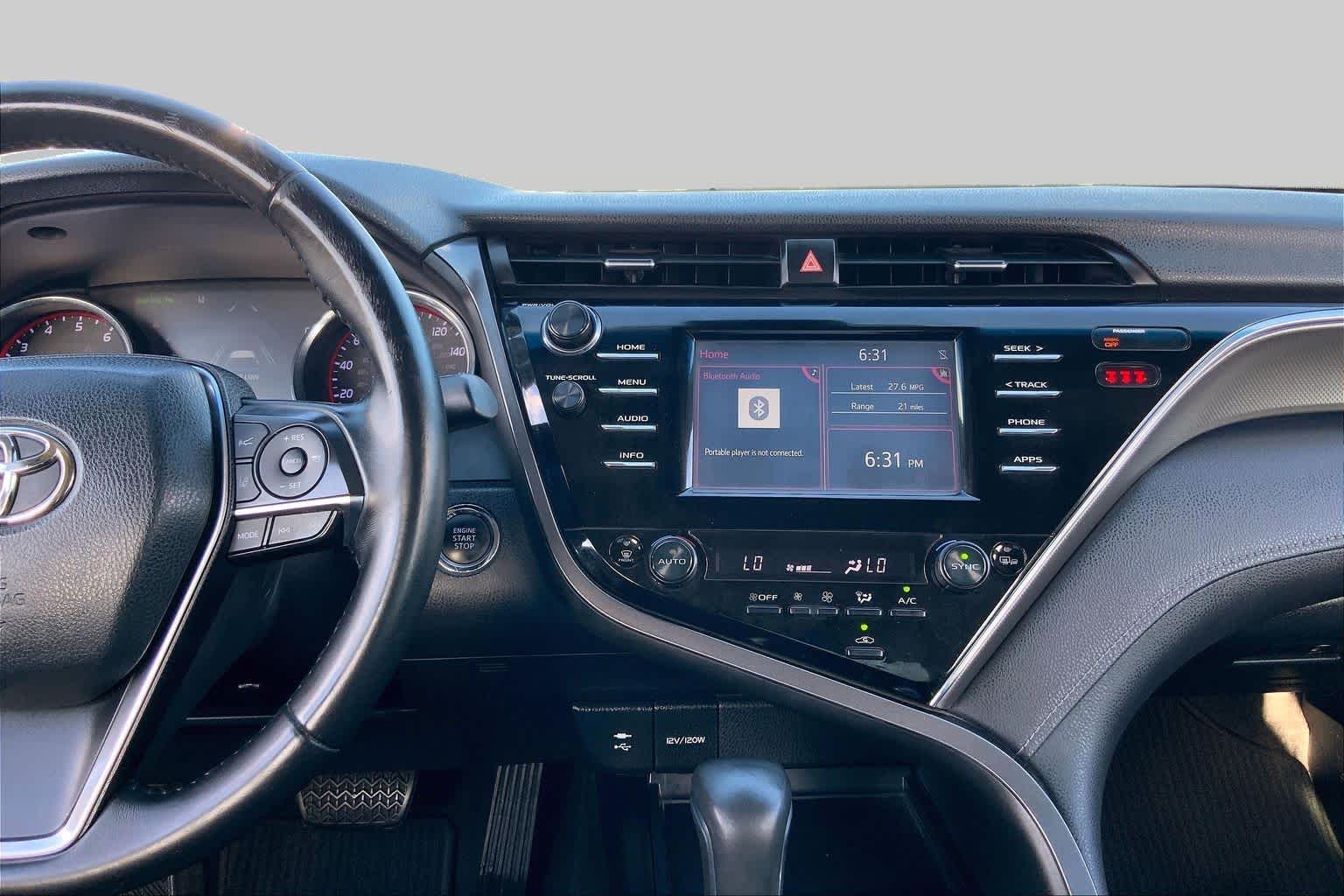 2018 Toyota Camry XSE Celestial Silver Metallic at Tomball Chrysler Dodge Jeep Ram